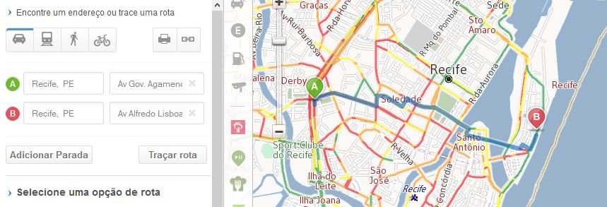 Traçar Rota - GPS ONLINE Recife, e principais Cidades de Pernambuco